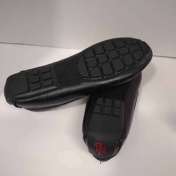 Ralph Lauren leather Driving Loafers black 6.5B - Picture 6 of 8